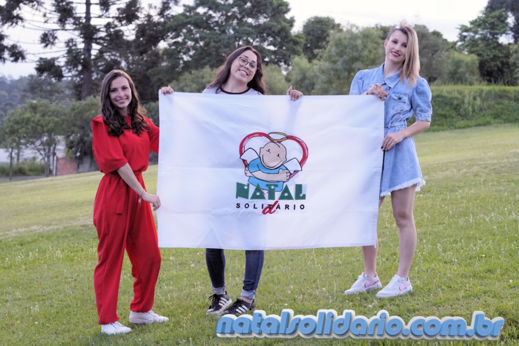 Bandeira Natal Solidário