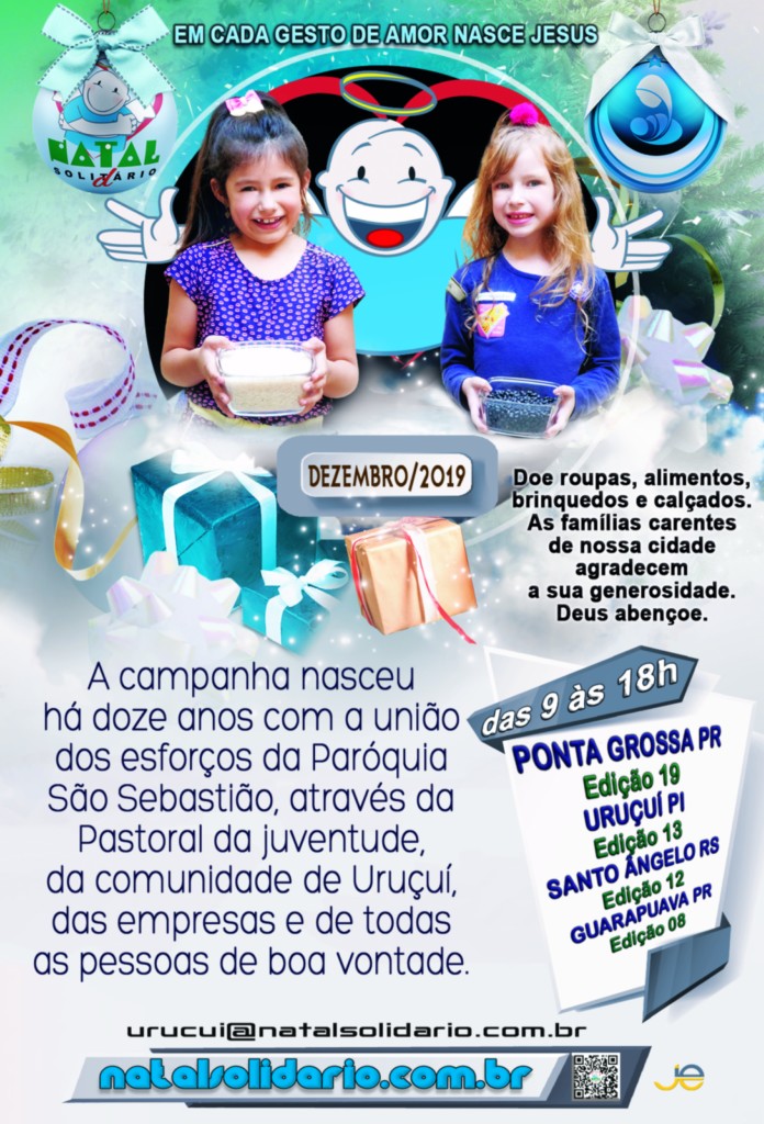 Cartaz Natal Solidário 2019 Uruçuí