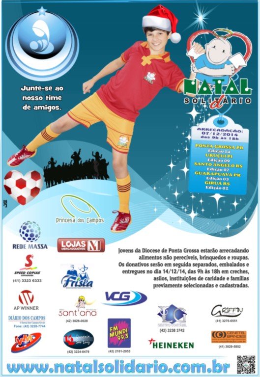 Cartaz Natal Solidário 2014